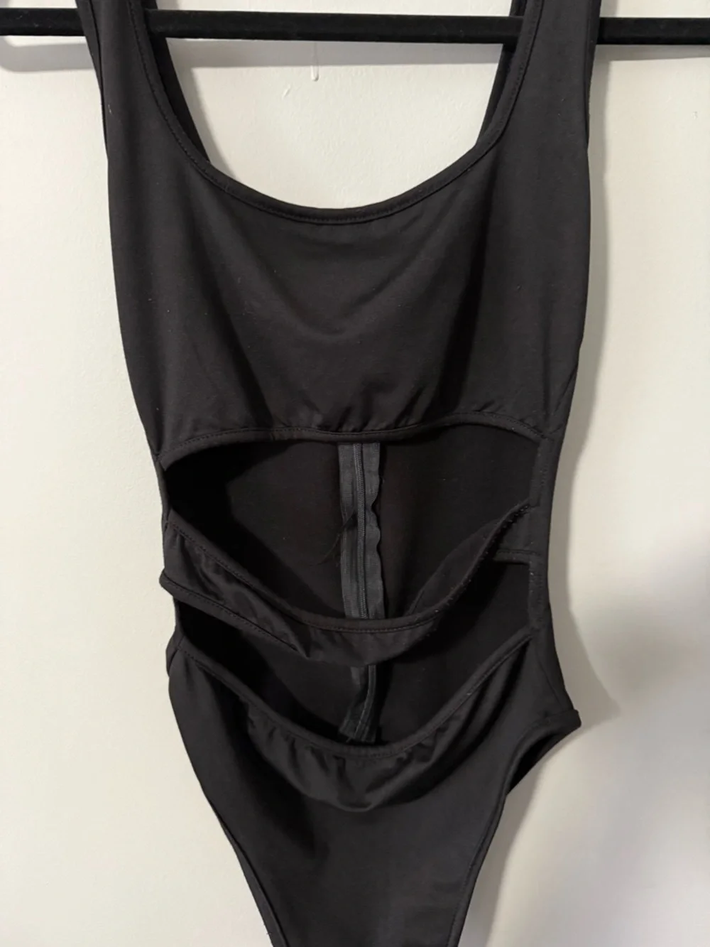 Black Bodysuit with cut outs - Picture 2 of 8